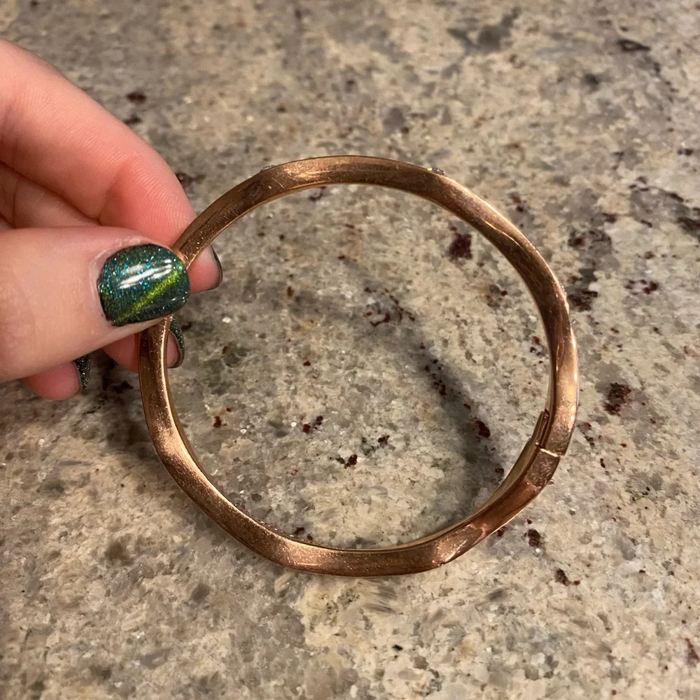 Kate Spade Heavy Metals Wave Bangle Bracelet - Picture 3 of 10